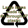 Now! Recycle large rigid plastic items