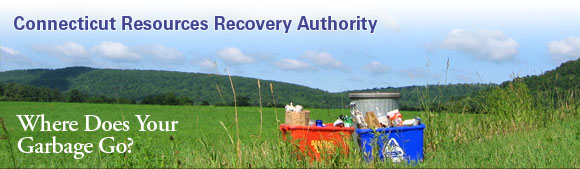Connecticut Resources Recovery Authority, with caption: Where does your garbage go?